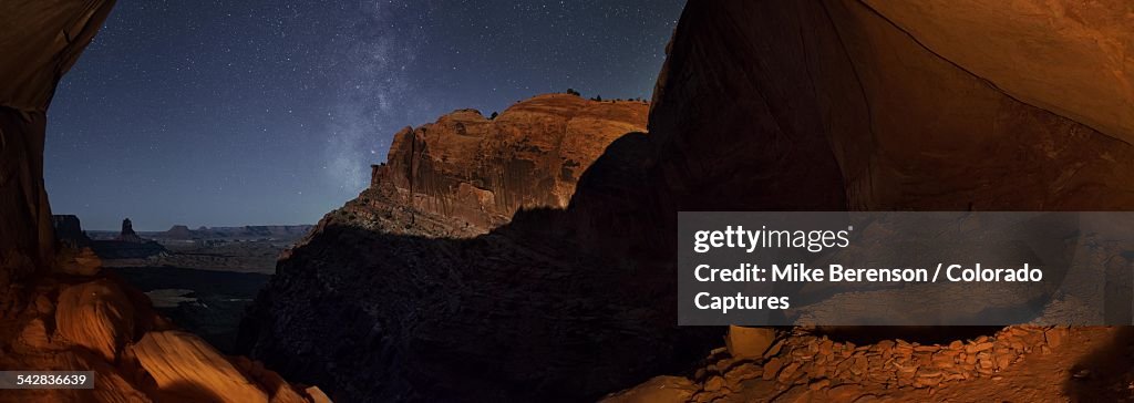 Milky Way Panorama From False Kiva