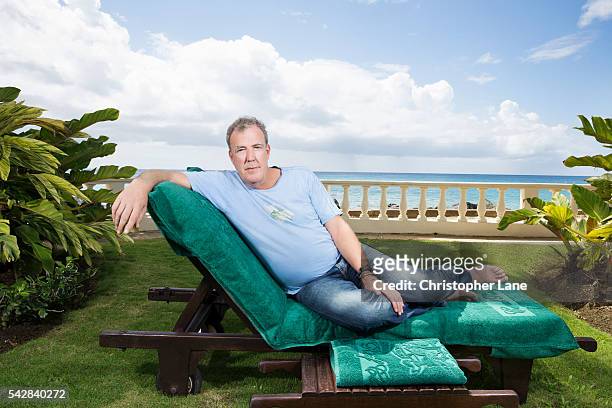 Broadcaster and journalist Jeremy Clarkson is photographed for The Times Magazine on February 20, 2016 in Bridgetown, Barbados. PUBLISHED IMAGE.