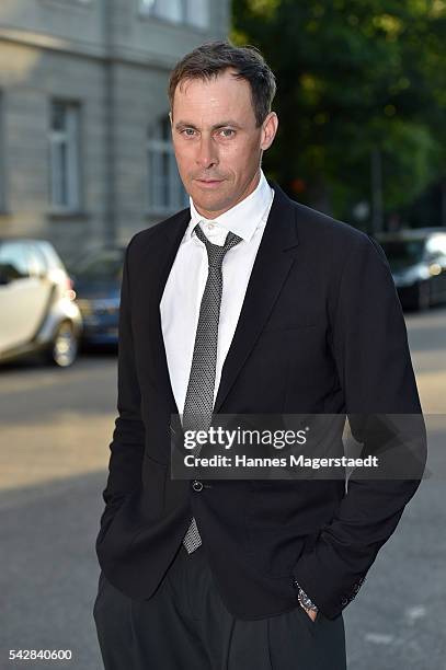 Marc Hosemann during the ARD Degeto Get Together during the Munich Film Festival 2016 at Kaisergarten on June 24, 2016 in Munich, Germany.