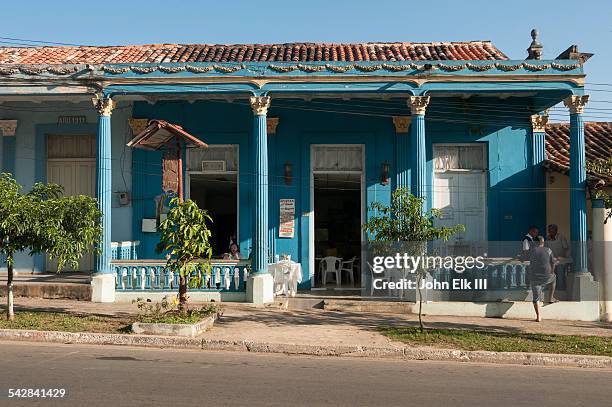 vinales town, restaurant - vinales stock pictures, royalty-free photos & images