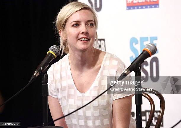 Writer and comedian Katie Dippold attends The Upright Citizens Brigade Theatre Presents: The 18th Annual Del Close Improv Comedy Marathon Press...