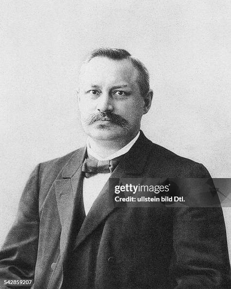 Fritz Rabe Friedrich Raab, Abgeordneter des Reichstag- Porträt- 1907 News Photo ...