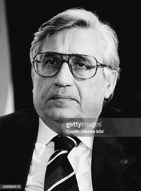 Der Gouverneur und Präsident der Bank von Italien Antonio Fazio. Aufgenommen Februar 1999.