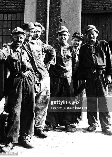 Bergarbeiter im Ruhrgebiet1946