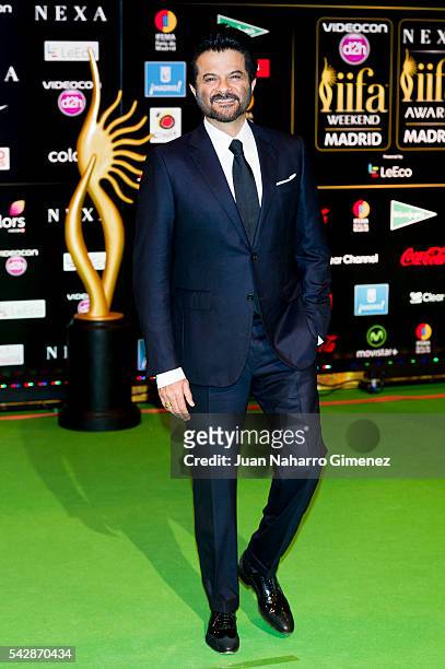 Anil Kapoor attends IIFA Awards 2016 - Rocks Green Carpet at Ifema on June 24, 2016 in Madrid, Spain.