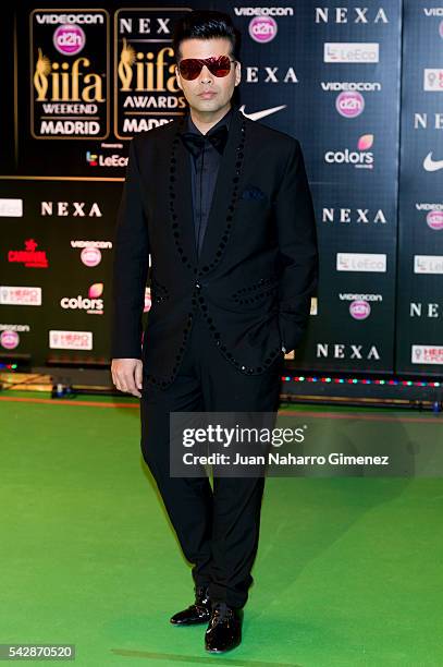 Karan Johar attends IIFA Awards 2016 - Rocks Green Carpet at Ifema on June 24, 2016 in Madrid, Spain.