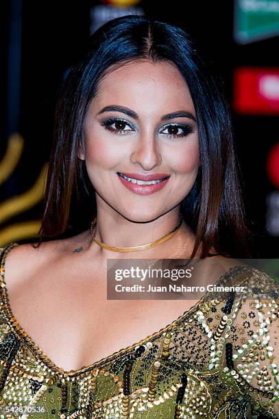 Sonakshi Sinha attends IIFA Awards 2016 - Rocks Green Carpet at Ifema on June 24, 2016 in Madrid, Spain.