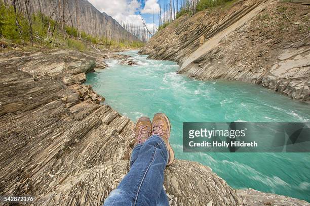 enjoying marble canyon - boot spur stock pictures, royalty-free photos & images