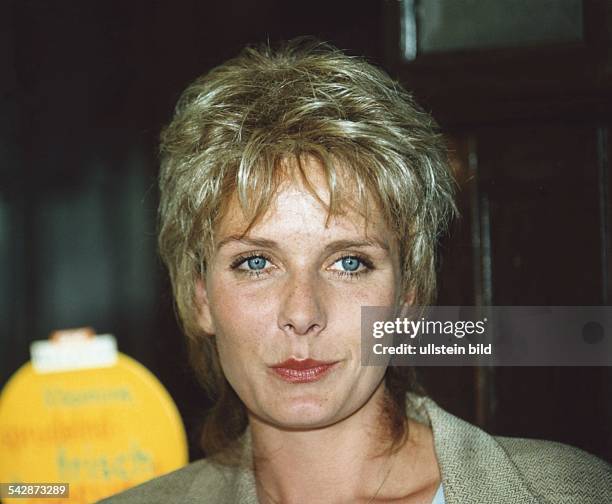 Die Schauspielerin Janette Rauch. Aufgenommen Juli 1997.