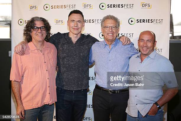 Ra'uf Glasgow, Kevin Durand, Carlton Cuse, and J. Miles Dale attend SeriesFest: Season Two at Sie FilmCenter on June 24, 2016 in Denver, Colorado.