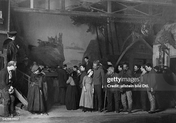 Germany, probably Berlin, theater performance: scene of the play..., News Photo