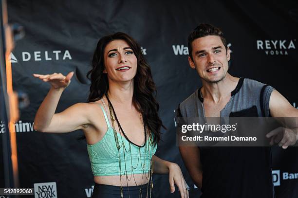 Karmin performs at New York City Pride 2016 - The Ral at Pier 26 on June 24, 2016 in New York City.