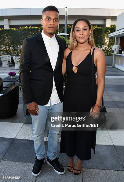 Npidb Actor Cory Hardrict and actress Tia Mowry attend the ABFF Winners ...