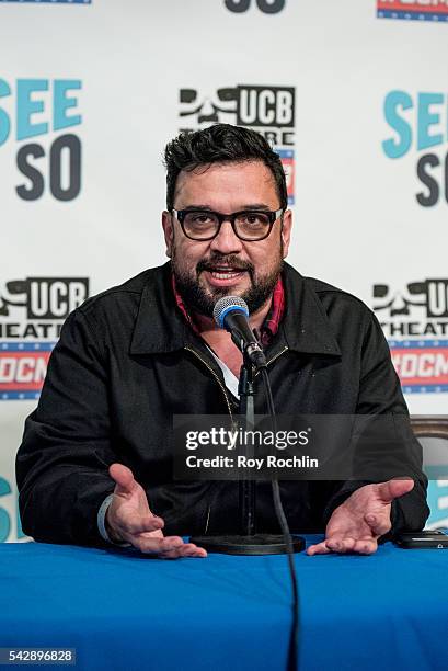 Comedian Horatio Sanz attends the 18th Annual Del Close Improv Comedy Marathon Press Conference at Upright Citizens Brigade Theatre on June 24, 2016...
