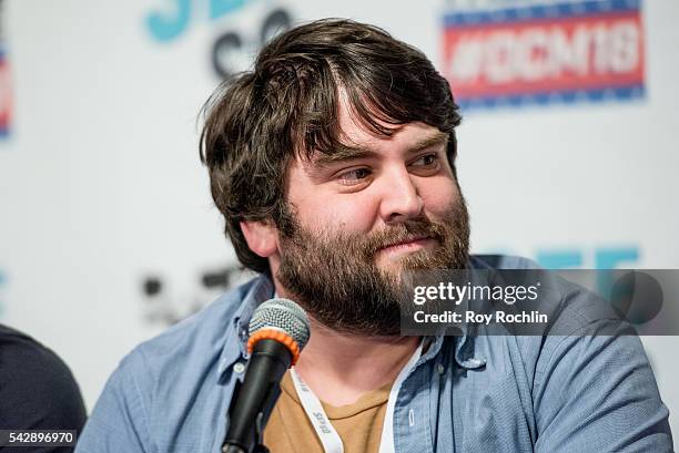 Comedian John Gemberling attends the 18th Annual Del Close Improv Comedy Marathon Press Conference at Upright Citizens Brigade Theatre on June 24,...