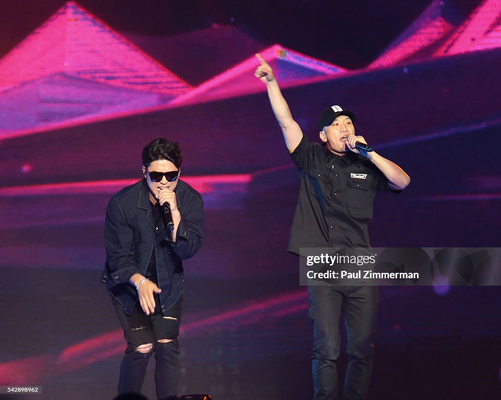 Gaeko Rapper Korean hip hop due DynamicDuo Gaeko and Choiza perform onstage at ...