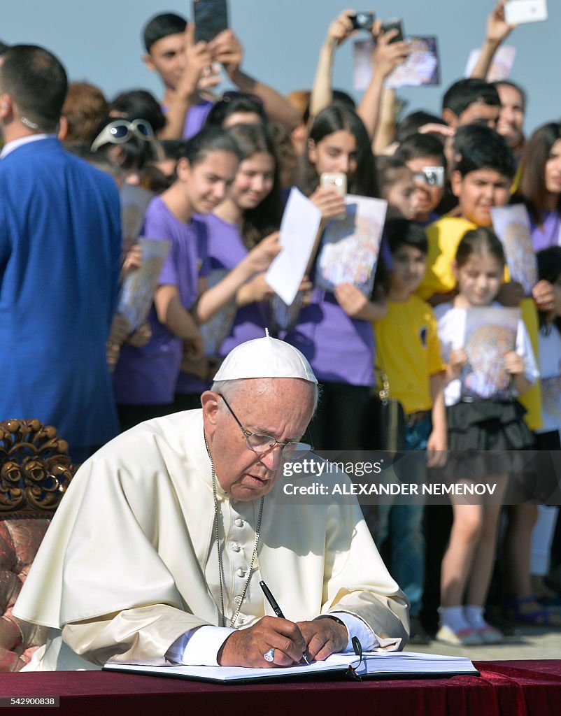 ARMENIA-POPE-RELIGION