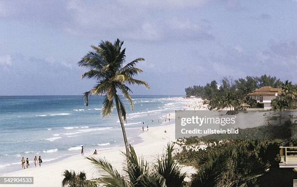 Kuba : die östlich von Havanna auf einer Halbinsel gelegene Region Varadero. Der lange breite Sandstrand lädt zu Strandpaziergängen ein; hier hat...