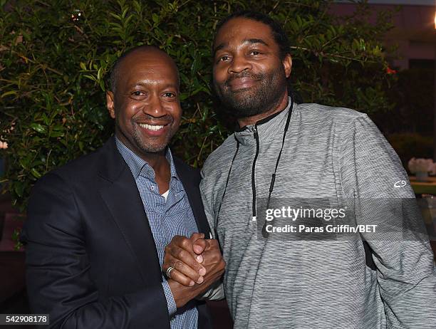 Founder/CEO Bill Friday and guest attend the ABFF Winners Reception and VIP Celebration in honor of the winning filmmakers and artists from the 2016...