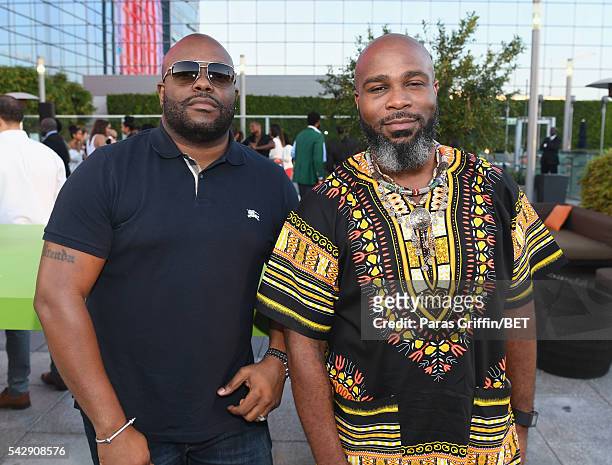 John Gibson and guest attend the ABFF Winners Reception and VIP Celebration in honor of the winning filmmakers and artists from the 2016 American...