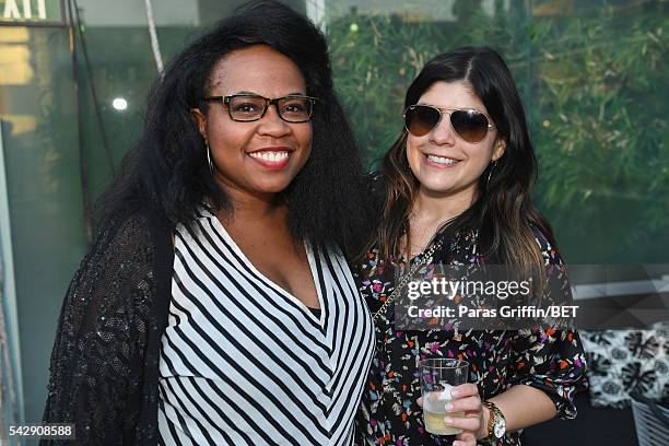 Guests attend the ABFF Winners Reception and VIP Celebration in honor of the winning filmmakers and artists from the 2016 American Black Film...