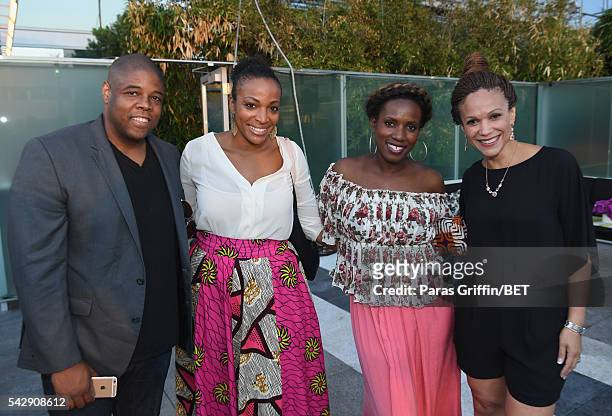 Guests attend the ABFF Winners Reception and VIP Celebration in honor of the winning filmmakers and artists from the 2016 American Black Film...