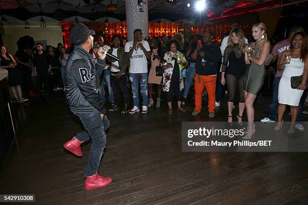 Recording artist Jacob Lattimore performs at the Apple Music and BET present "New Faces of R&B" during the 2016 BET Experience on June 24, 2016 in...