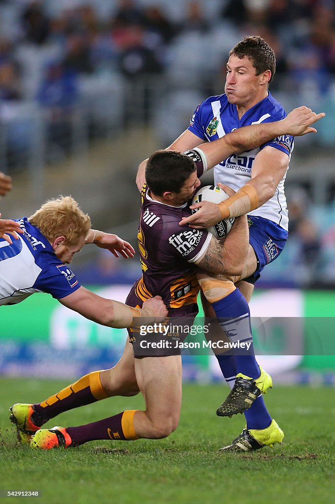 NRL Rd 16 - Bulldogs v Broncos