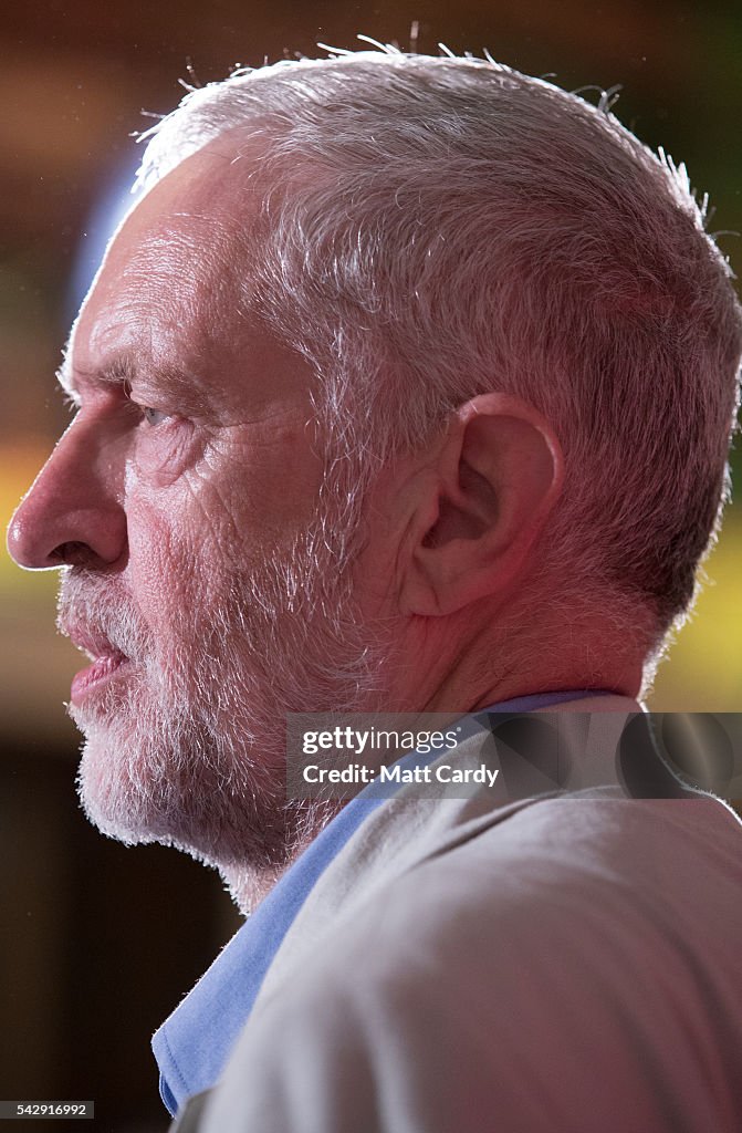 Jeremy Corbyn Gives Post Brexit Speech On Immigration