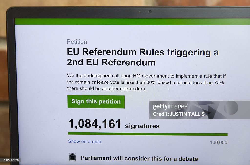 BRITAIN-EU-POLITICS-BREXIT-PETITION