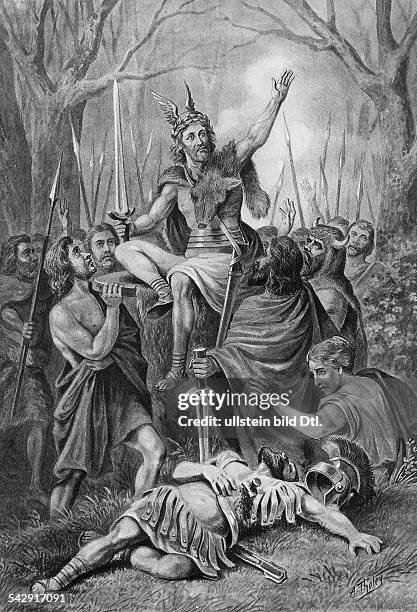 Germanic tribes history: The battle of the Teutoburg forest , september 9 .A.D. - anihilation of three roman legions under the command of Publius...