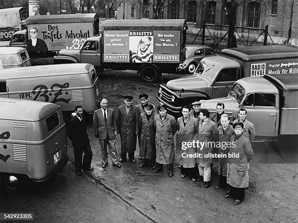 Fahrzeuge des Fuhrparks des Springer/Ullstein-VerlagsBerlin, 1957