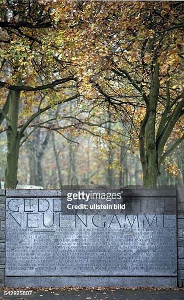 Mahnmal in der Gedenkstätte des Konzentrationslagers Neuengamme / Hamburger Vier- und Marschlande. .