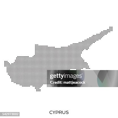 Cyprus dot halftone pattern map Cyprus dot halftone pattern map