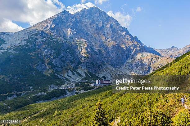 tatranská magistrála - tatra mountains foto e immagini stock