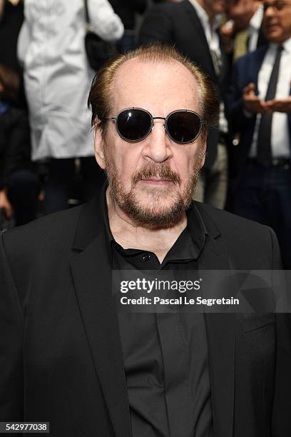 Larry Clark attends the Dior Homme Menswear Spring/Summer 2017 show as part of Paris Fashion Week on June 25, 2016 in Paris, France.