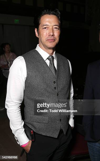 Russell Wong attends the premiere Of Wonder Vision's "Seoul Searching" at The Majestic Downtown on June 24, 2016 in Los Angeles, California.