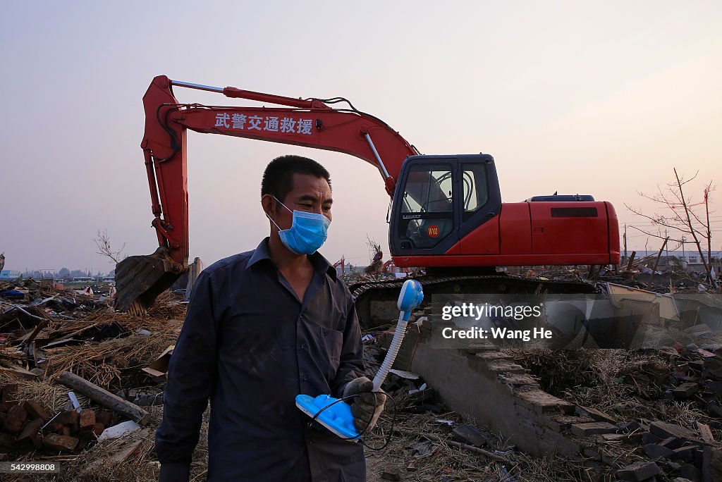 Death Toll Rises Following Tornado And Severe Storms In Eastern China