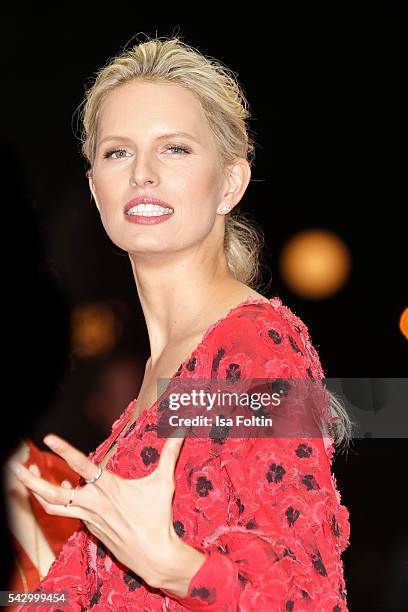 Model Karolina Kurkova attends the Raffaello Summer Day 2016 to celebrate the 26th anniversary of Raffaello on June 24, 2016 in Berlin, Germany.