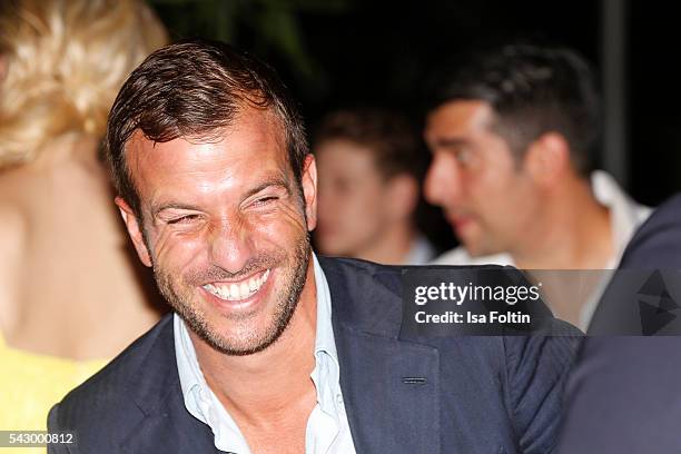 Football player Rafael van der Vaart attends the Raffaello Summer Day 2016 to celebrate the 26th anniversary of Raffaello on June 24, 2016 in Berlin,...