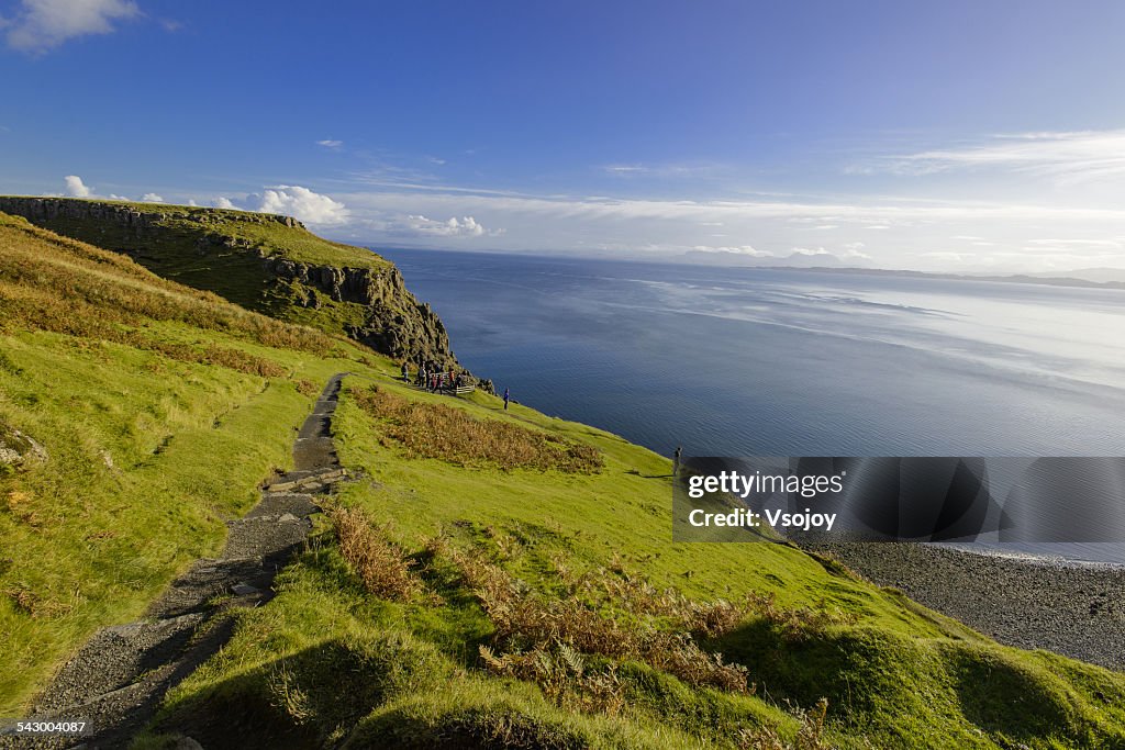 Hill top and Bearreraig Bay, Skye