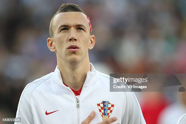 Ivan Perisic of Croatia during the UEFA Euro 2016 round of 16 match between Croatia and Portugal on June 25, 2016 at the stade Bollaert-Delelis in...