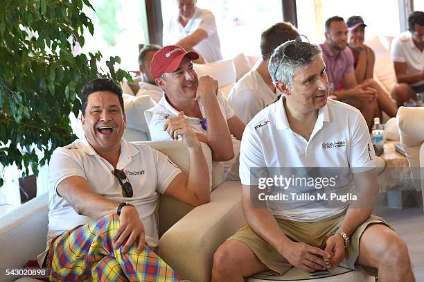 Dom Joly during The Costa Smeralda Invitational golf tournament at Pevero Golf Club - Costa Smeralda on June 25, 2016 in Olbia, Italy.