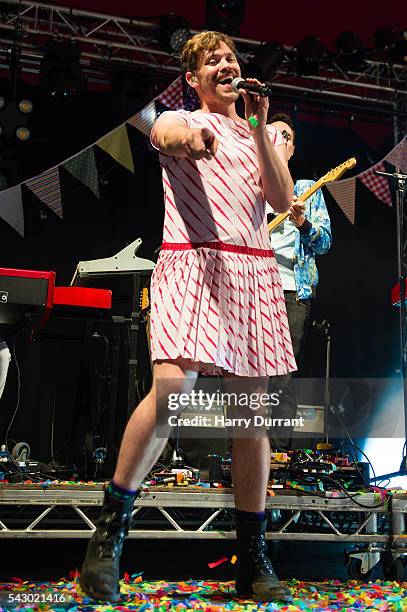 Will Young performs on The Avalon Stage, Glastonbury Festival 2016 at Worthy Farm, Pilton on June 25, 2016 in Glastonbury, England.