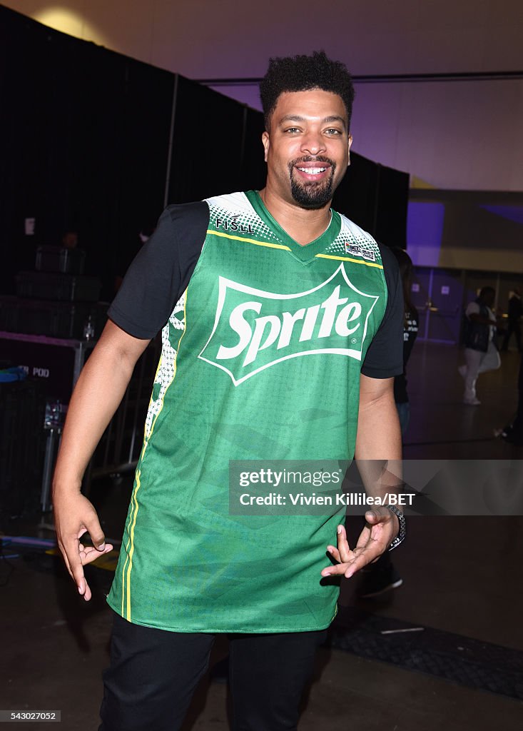 2016 BET Experience - Celebrity Basketball Talent Greenroom