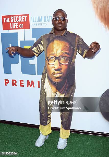 Actor Hannibal Buress attends the "Secret Life Of Pets" New York premiere on June 25, 2016 in New York City.