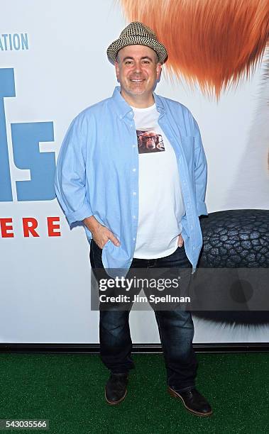 Writer Ken Daurio attends the "Secret Life Of Pets" New York premiere on June 25, 2016 in New York City.