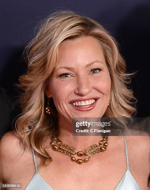 Joey Lauren Adams attends the 2016 CMT Music awards at the Bridgestone Arena on June 8, 2016 in Nashville, Tennessee.