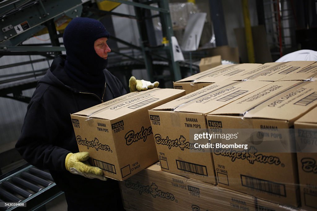 Operations Inside The Ziegenfelder Frozen Treat Co. Facility