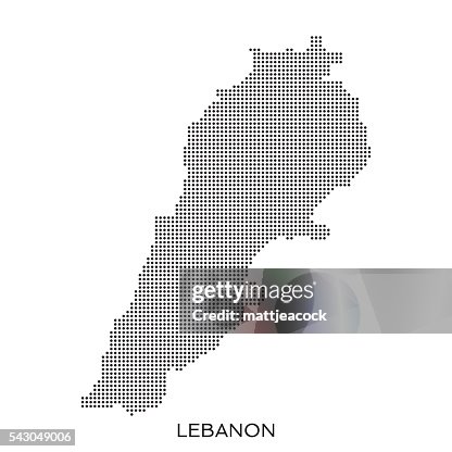 Lebanon dot halftone pattern map Lebanon dot halftone pattern map